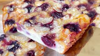 Clafoutis léger sans farine ni sucre  Aux cerises 🍒 [upl. by Janaye]