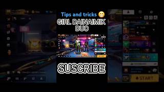 TIPS AND TRICKS 🎯 GIRL PRANK 😁freefire totalgaming ff gaming greanafreefire funny freefirefre [upl. by Nitsyrk]