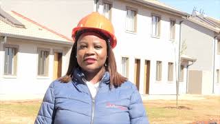 Lebogang Makgaleng a Managing Director of Westonaria Borwa Mega city speaking on the projects [upl. by Adamik]