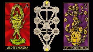 Learn Tarot and the Kabbalah with the AlcheMystic Woodcut Tarot [upl. by Anaugal]