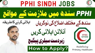 PPHI Sindh New Jobs  How to apply Complete Detail  Medical StaffLab Technician [upl. by Elisabet]