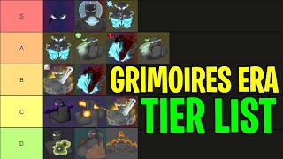 New Grimoires Era Tier List 2024  All Grimoires Ranked From Best To Worst [upl. by Katzen621]