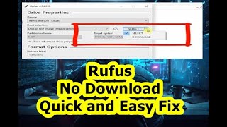 Rufus No Download  How to enable no download option in Rufus  One Minute Fix Windows 7810 amp11 [upl. by Ramunni]