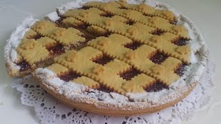 الكروستاتا الإيطالية او طارط المربى لذيذة معلكة كتوجد في دقائق سهلة فالتحضير crostata🇮🇹 [upl. by Meekahs]