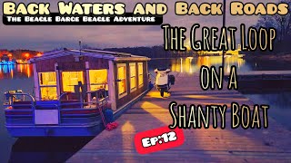 Ep12 The Great Loop on a Shanty Boat  quotA good day for a scooter side questquot  Time out of Mind [upl. by Cesya467]