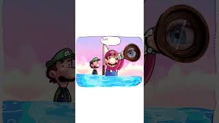 Mario and Luigi Set Sail on the Brothership  mario luigi comicdub memes [upl. by Ailemrac]