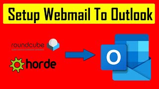 How to setup webmail to outlook [upl. by Lahcym361]