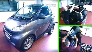 Smart Fortwo  How to bond the panoramic roof Remove Install roof paneling  W451 [upl. by Pellet68]