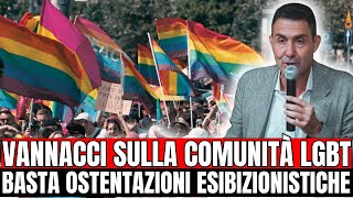 VANNACCI RISPONDE AL GIORNALISTA BASTA OSTENTAZIONI ESAGERATE DALLA COMUNITÀ LGBT [upl. by Artamas838]