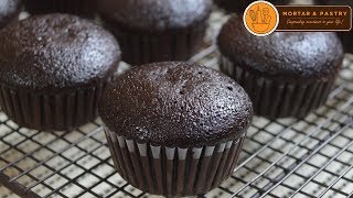 CHOCOLATE CUPCAKE RECIPE  Ep 29  Mortar and Pastry [upl. by Carbrey]