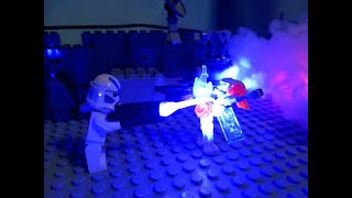 lego star wars stop motion separatists attack the 501 outpost [upl. by Pru672]