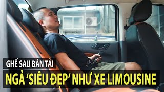 Làm sao để ghế sau xe bán tải ngả đẹp như ghế limousine TIPCAR TV [upl. by Odlanir339]