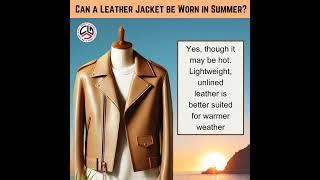 Can A Leather Jacket Be Worn In Summer summer leatherjacket shorts ☀️🌴 [upl. by Sarchet496]