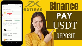 How To Deposit USDT In Exness From Binance Pay  Exness Deposit Binance Pay [upl. by Darrel]