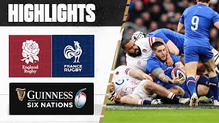 HIGHLIGHTS  🏴󠁧󠁢󠁥󠁮󠁧󠁿 England v France 🇫🇷  2023 Guinness Six Nations [upl. by Moonier]