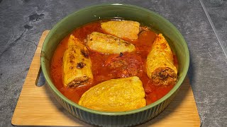 Plnená paprika v paradajkovej omáčke recept na plnenú papriku [upl. by Romano]