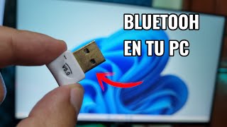 Cómo INSTALAR adaptador BLUETOOTH USB v50 en una PC con Windows 1110 [upl. by Anavlis984]