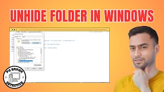 How to Unhide Folder in Windows 10 [upl. by Adnalu]