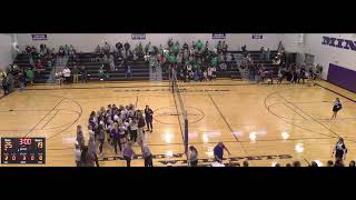 District Volleyball Final Minden v Columbus Scotus [upl. by Vittoria]