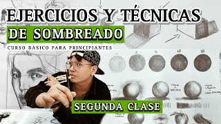 Ejercicios y técnicas de sombreado para dibujar  CURSO GRATIS PARA PRINCIPIANTES  NIVEL BÁSICO [upl. by Yelra]