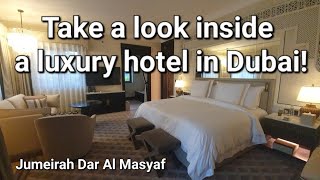 Take a look inside a luxury hotel in Dubai Jumeirah Dar Al Masyaf [upl. by Erreid]