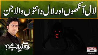 Woh Kya Hai with Sajjad Saleem  Laal ankhon aur laal danoton wala jin  The Horror Show [upl. by Dzoba856]