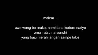 Nyanyian kode lirik lagu [upl. by Otte]