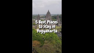 5 Best Places to Stay in Yogyakarta  🇮🇩 shorts [upl. by Myrt]