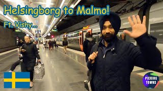 Ep 18  Helsingborg to Malmo  Ft Vishy  Sweden [upl. by Akeihsat470]