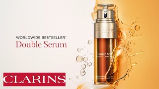 Clarins Double Serum  Visibly Firmer Smoother amp More Radiant Skin  Clarins [upl. by Yellek]