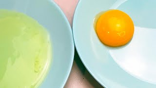 Quickest Way to Separate Egg Yolk from Egg White  Kitchen Hack [upl. by Sorvats]