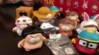 Kidrobot South Park Many Faces of Cartman case unboxing [upl. by Anetsirk]