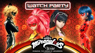 MIRACULOUS WORLD  🐉 Shanghai La Légende de Ladydragon ⭐ ÉPISODE ENTIER  WATCH PARTY 📺 [upl. by Dnanidref]