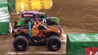 AWESOME Monster Jam Indianapolis Freestyle 2017 [upl. by Aloysius726]