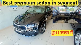 Skoda Slavia 2024 top model review1L petrol manualAutomobile Siddharth [upl. by Andromeda942]