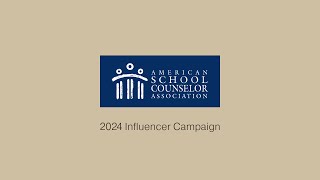 American School Counselor Association Influencer Campaign [upl. by Waldos]