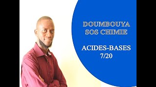 ACIDESBASES 720 pH DUN ACIDE FAIBLE SUITE EXERCICES DAPPLICATION [upl. by Vaasta]