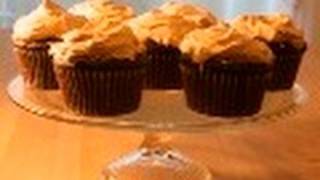 Chocolate Cupcakes with Fluffy Peanut Butter Frosting Cupcake Show 8 [upl. by Bergwall]