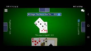 Spades Ace high 2v2 110 for 200 chip game [upl. by Marashio]