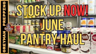 Prepper Pantry Food Haul  Stocking My Pantry [upl. by Eiramnna368]