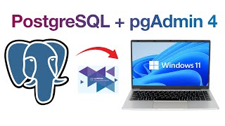 How to Install PostgreSQL amp pgAdmin4 on Windows 11  2024 [upl. by Seely]