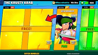 LEGENDARY KENJI GIFTS🎁 FREE BRAWLER  Brawl Stars [upl. by Etan]