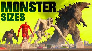 👹 MONSTER SIZES ► First person view [upl. by Barthold]