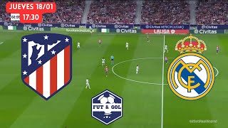 🔴ATLETICO MADRID  REAL MADRID EN VIVO  FUT AND GOL [upl. by Chesnut]