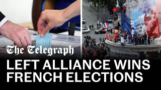 France faces hung parliament after leftist alliance election win [upl. by Jacobina]