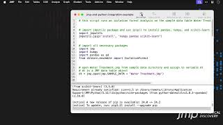 Integrating JMP and Python [upl. by Anomer]