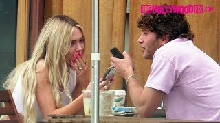 Delilah Hamlin Hits A Juul Vape After Enjoying Lunch With Her Boyfriend Eyal Booker 41619 [upl. by Lajet880]