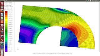 Running MKraska CalculiX samples in Launcher [upl. by Desta393]