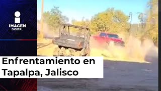 Fuerte enfrentamiento en Tapalpa Jalisco por supuesta captura de mando del CJNG [upl. by Llen407]