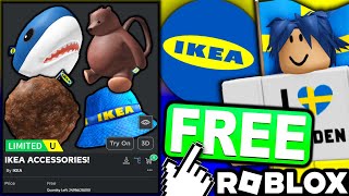 FREE UGC LIMITEDS HOW TO GET All 4 IKEA Accessories ROBLOX IKEA The CoWorker EVENT [upl. by Hesta363]